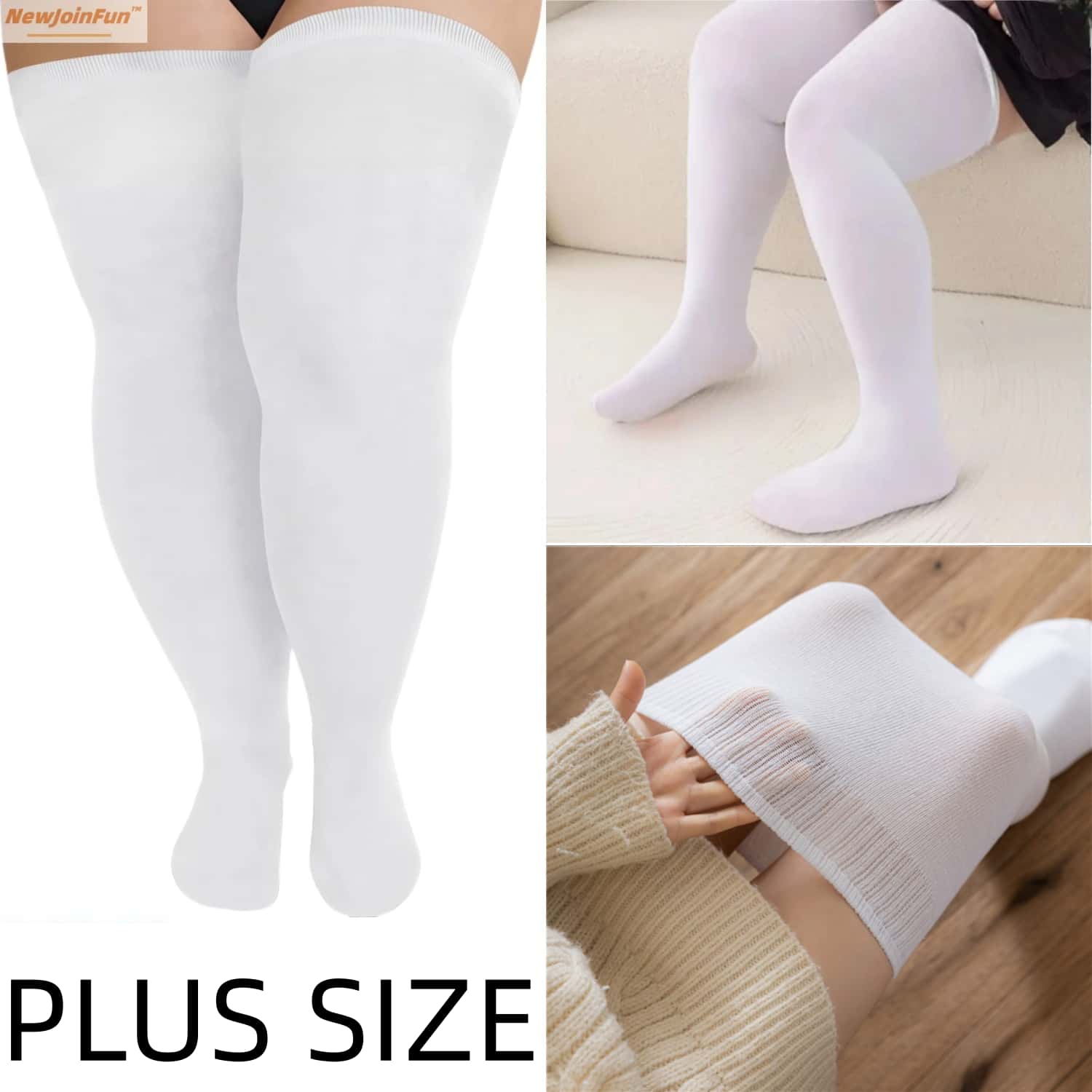 Knee High Sock Women - 2026new Large Plus Size Thigh High