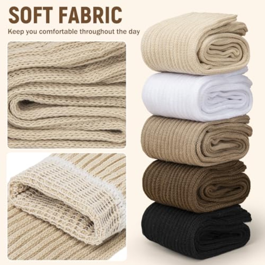 Chalier 5 Pairs Slouchy Socks  - Boot Sock Slouchy avis et prix