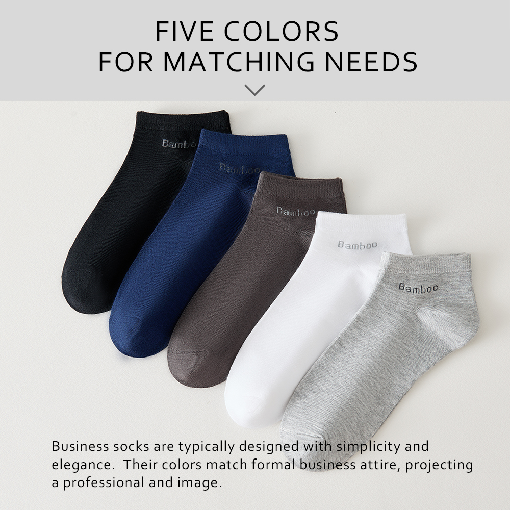 5pairs High Quality Men's Bamb - Dress Sock Men avis et prix