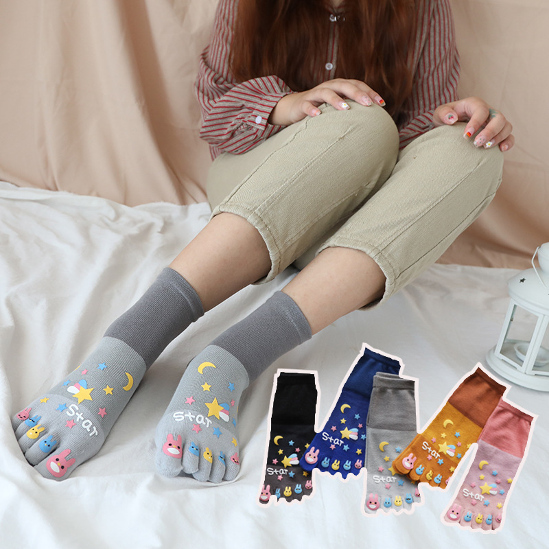5 Pairs Five-finger Socks Wome - Toe Sock Split avis et prix