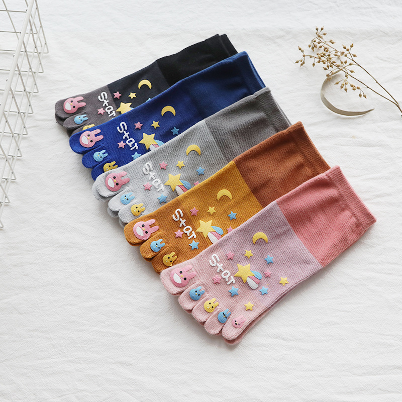 5 Pairs Five-finger Socks Wome - Toe Sock Split avis et prix