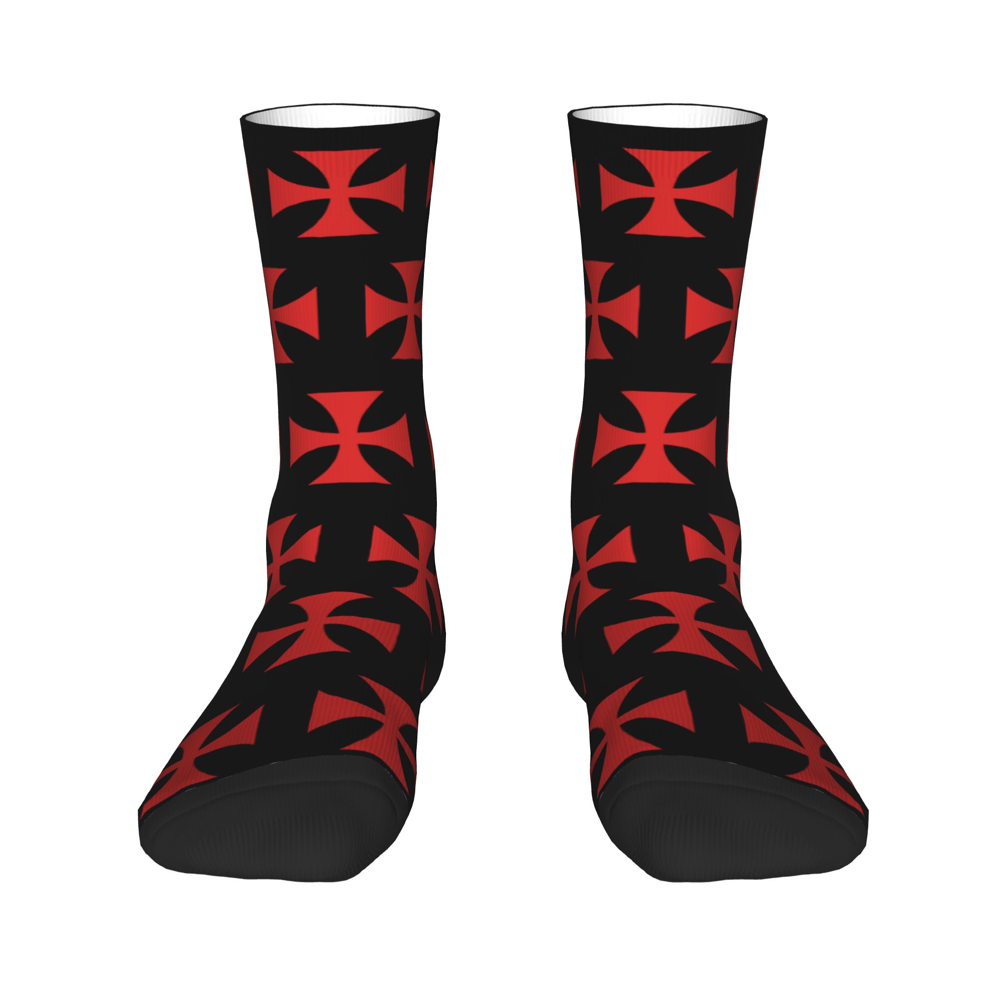 Custom Red Templar Cross Knigh - Dress Sock Men avis et prix