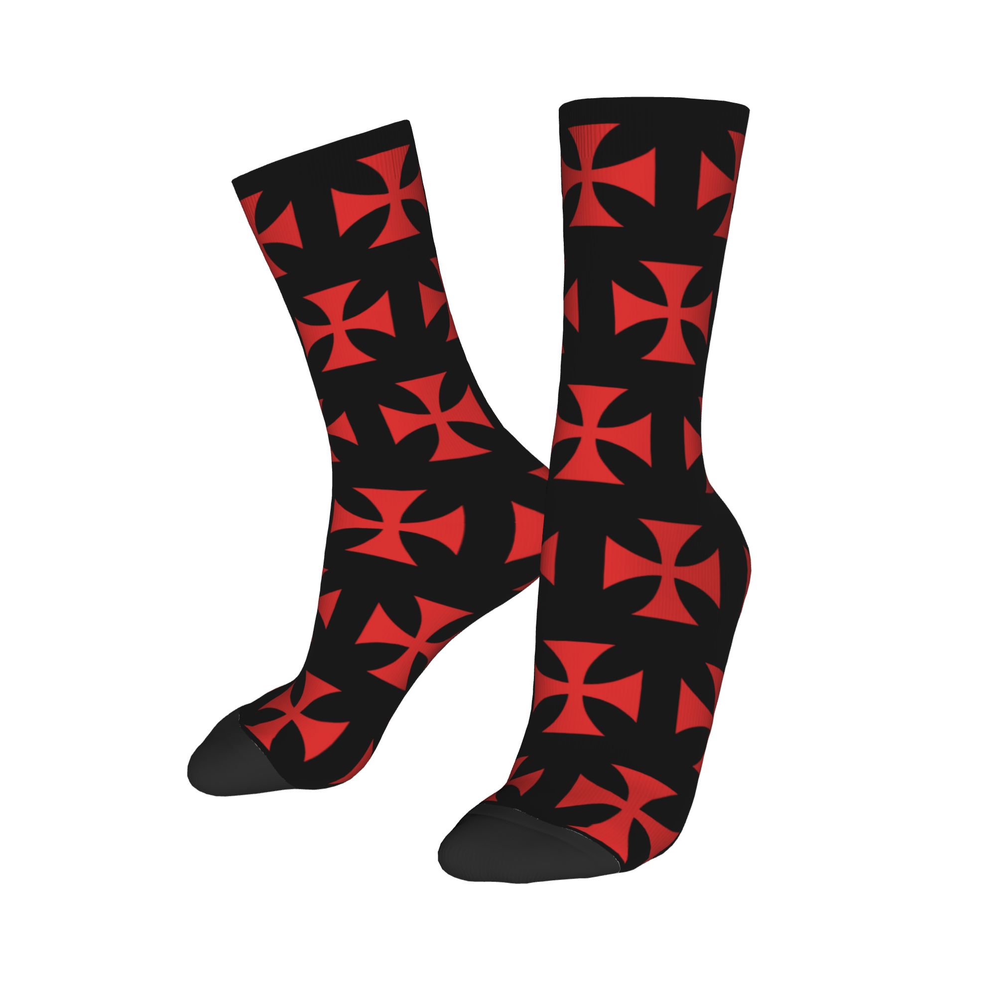 Custom Red Templar Cross Knigh - Dress Sock Men avis et prix