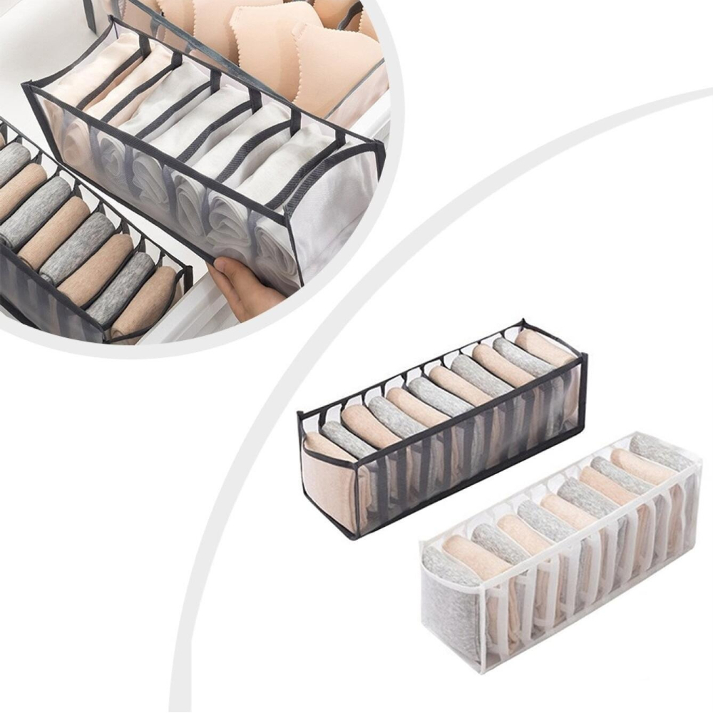 7 Grids Underwear Drawer Organ - Sock Organizer Tray avis et prix