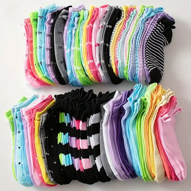 10/15/20/30/40/Pairs Heart Pri - Ankle Sock Low Cut avis et prix