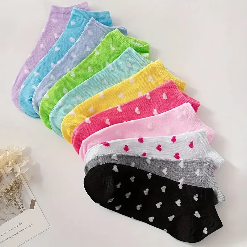 10/15/20/30/40/Pairs Heart Pri - Ankle Sock Low Cut avis et prix