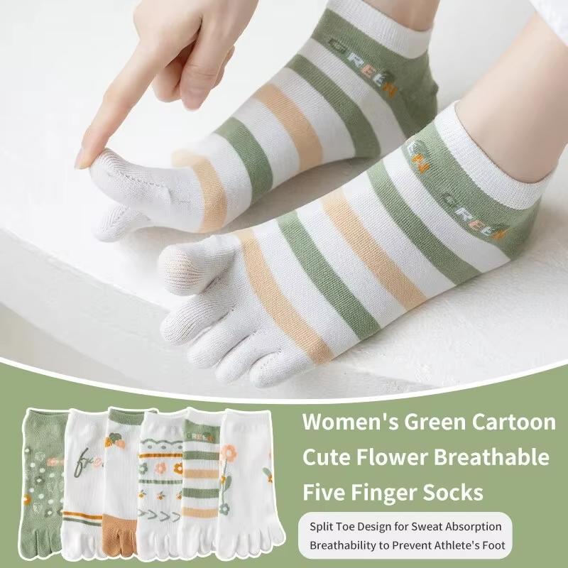 3 Pairs of Women's Spring and  - Toe Sock Split avis et prix