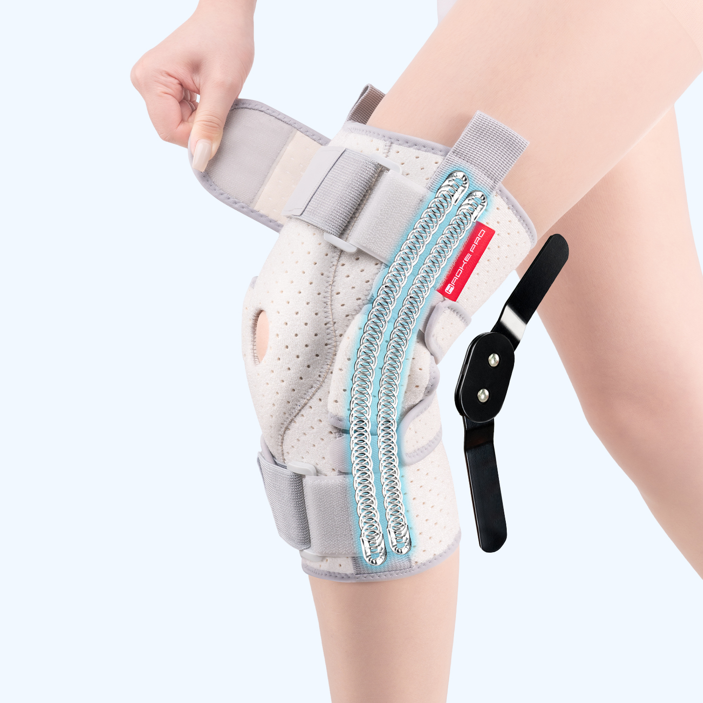 Adjustable knee sleeve with la - Compression Sleeve Calf avis et prix