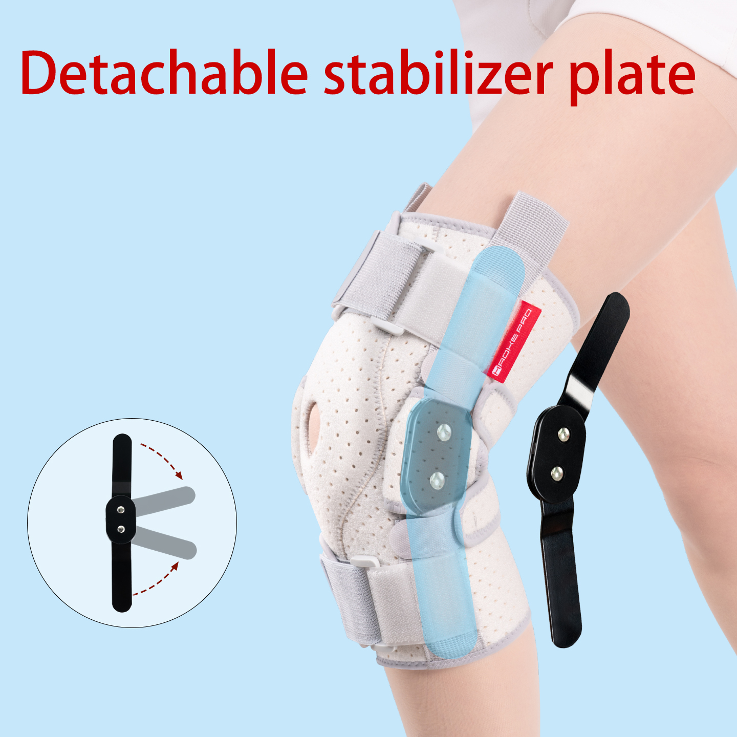 Adjustable knee sleeve with la - Compression Sleeve Calf avis et prix