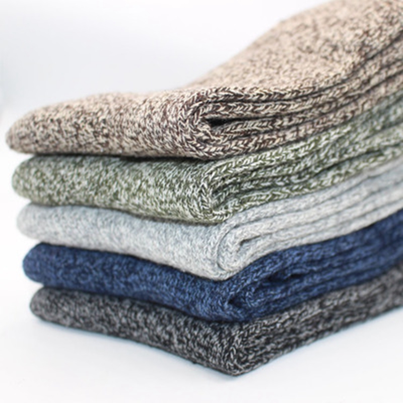 5 Pairs 1 Lot Men's Winter War - Cotton Crew Sock Pack avis et prix