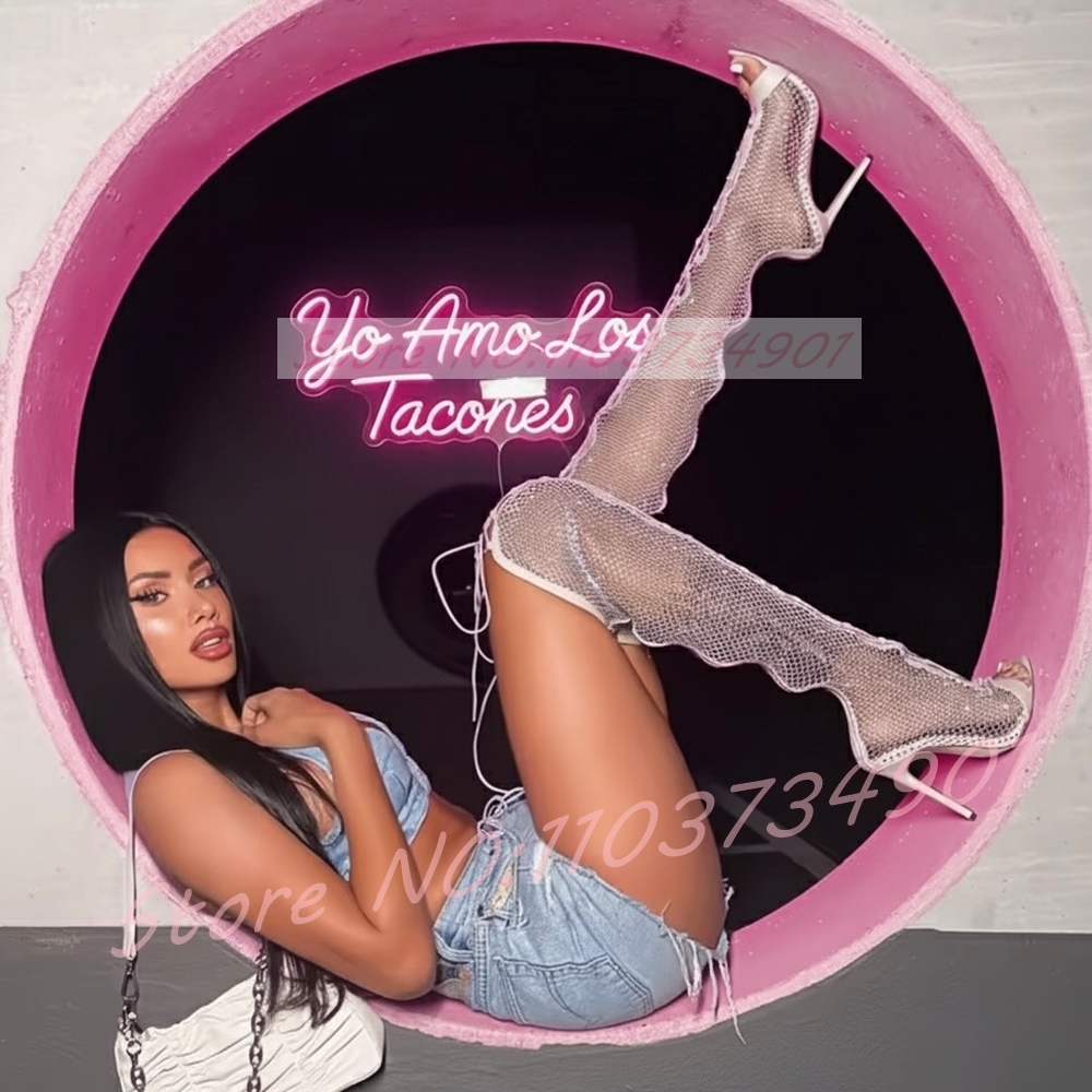 Fishnet Stocking Thigh-High Bo - Fishnet Stocking Women avis et prix
