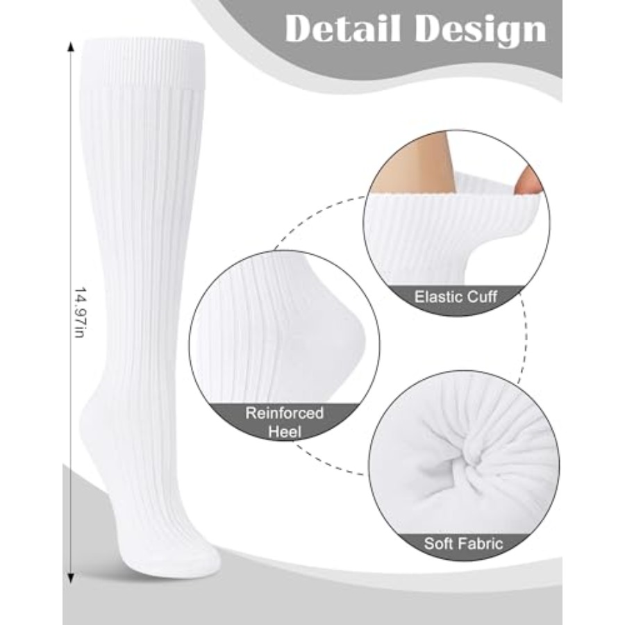 Justay 3 Pairs Womens Knee Hig - Boot Sock Slouchy avis et prix