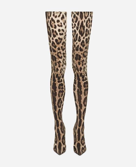 Sexy Leopard Over-the-Knee Str - Knee High Sock Women avis et prix
