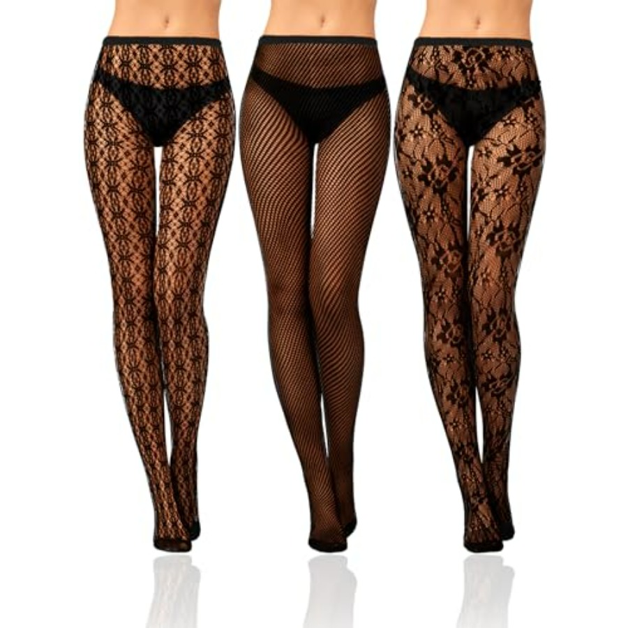 Bencailor 3 Pairs Women Rhines - Fishnet Stocking Women avis et prix