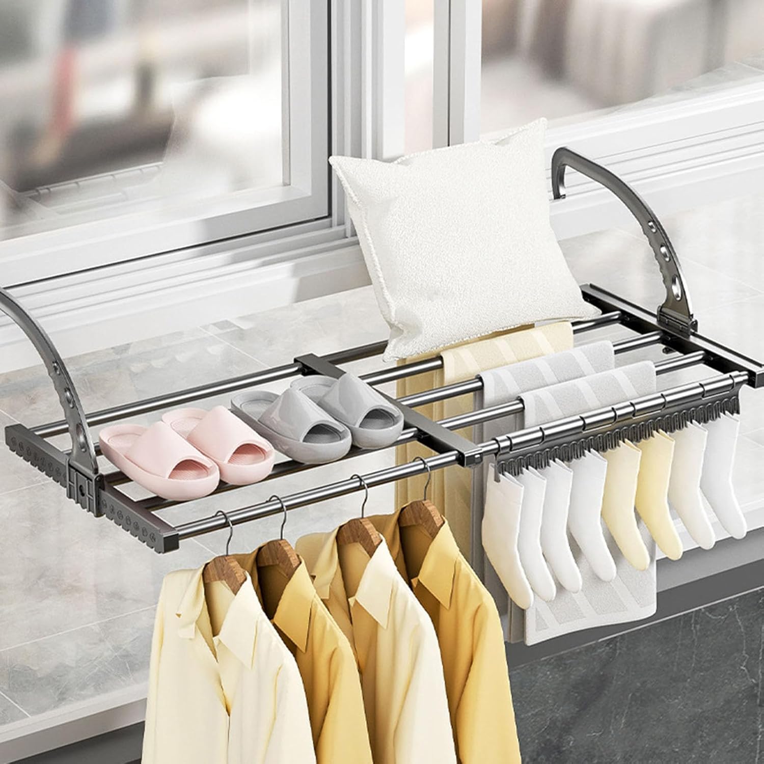 Heavy-Duty Foldable Radiator C - Sock Organizer Tray avis et prix