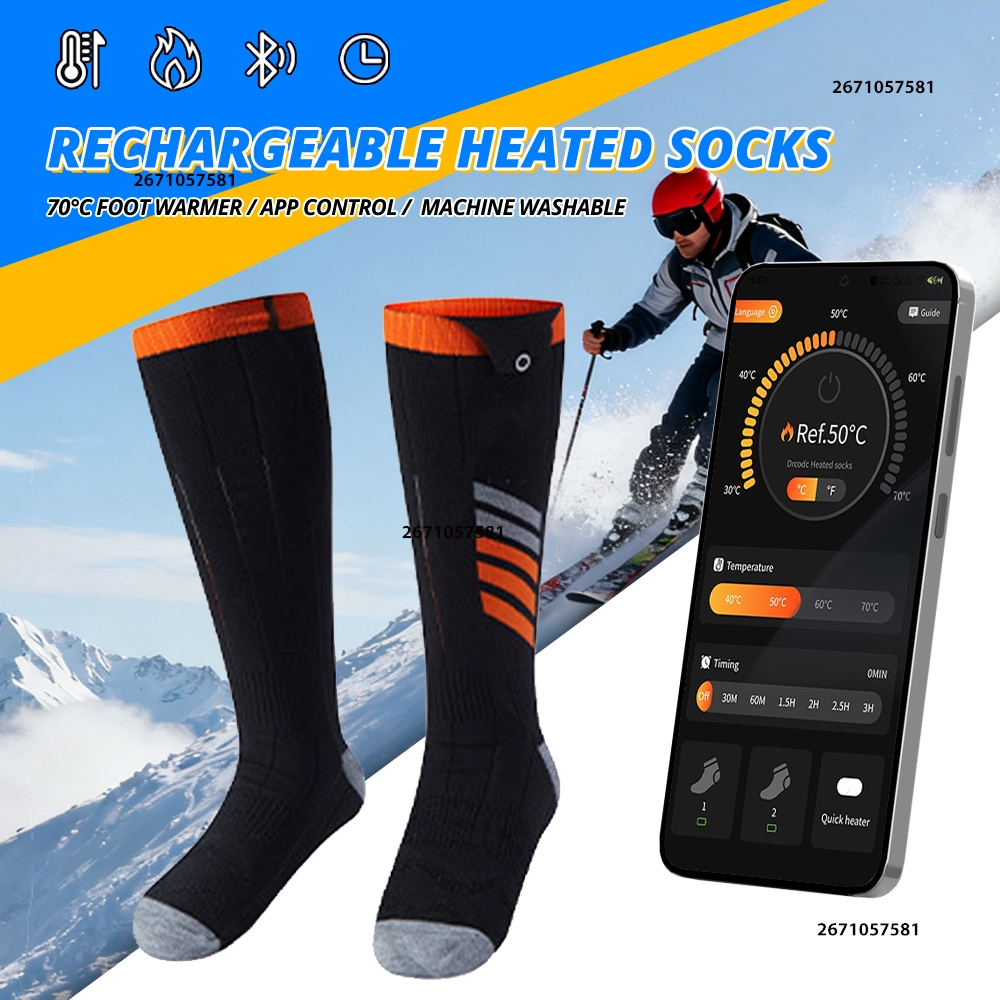 APP Control Heated Socks Recha - Thermal Sock Winter avis et prix