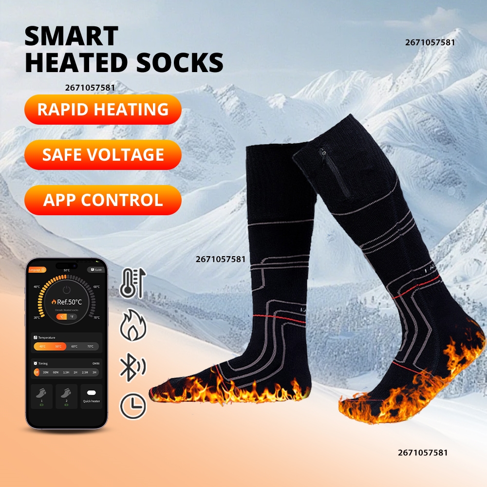 APP Control Heated Socks Recha - Thermal Sock Winter avis et prix