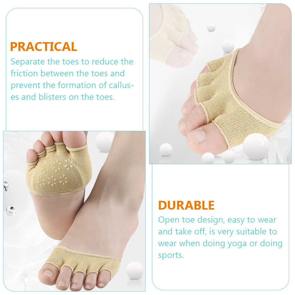 2Pairs Cotton Toeless Yoga Soc - Grip Sock Yoga avis et prix