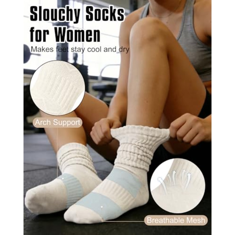 Athletic Slouchy Socks for Wom - Boot Sock Slouchy avis et prix