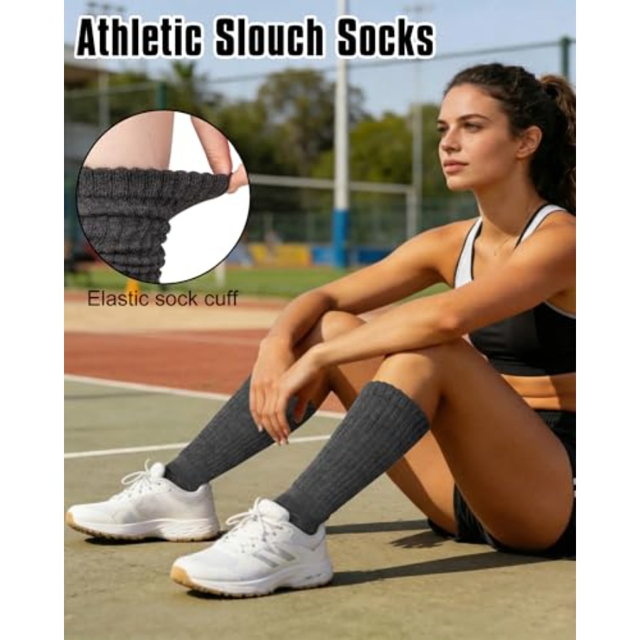 Athletic Slouchy Socks for Wom - Boot Sock Slouchy avis et prix