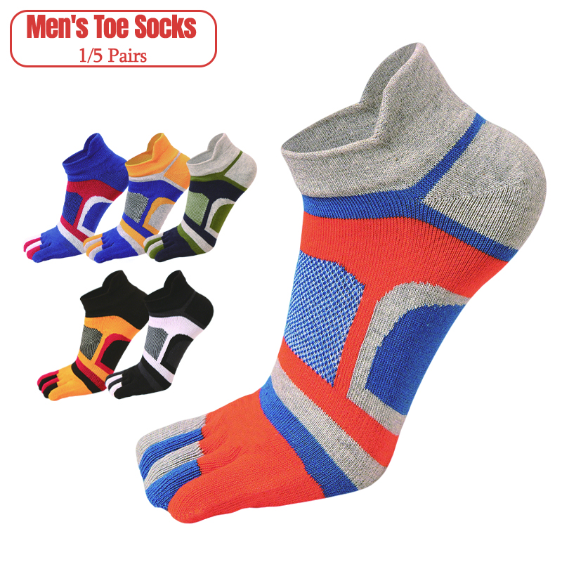 1/5 Pairs  Men’s Five-Toe Athl - Ankle Sock Low Cut avis et prix